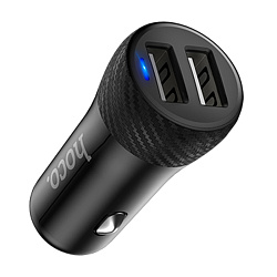 Автомобильное зарядное устройство Hoco Z21 24 Вт, чёрный