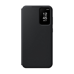 Чехол-книжка Samsung Smart View Wallet Case для Samsung Galaxy S23 Plus полиуретан, поликарбонат, чёрный