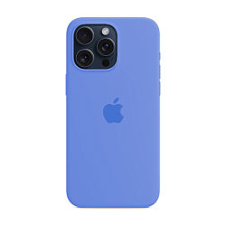 Клип-кейс (накладка) Silicone Case для Apple iPhone 15 Pro силикон, лавандовый