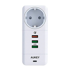 Сетевое зарядное устройство Aukey Wall Socket 18 Вт белый