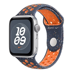 Ремешок Apple Nike Sport Band для Apple Watch 38 / 40 / 41 / 42mm фторэластомер Blue Flame (S/M)