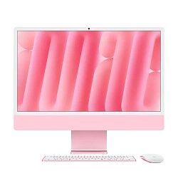 Моноблок Apple iMac 24" M4 (10-core GPU) 16 ГБ, 256 ГБ  (MWV43), розовый