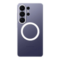 Клип-кейс (накладка) Samsung Clear Magnet Case для Samsung Galaxy S26 Ultra полиуретан, поликарбонат, алюминий, прозрачный