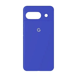 Клип-кейс (накладка) Silicone cover закрытый для Google Pixel 8a силикон, голубой