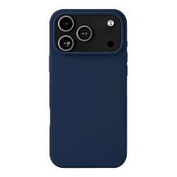 Клип-кейс (накладка) uBear Touch Mag Case для Apple iPhone 17 Pro поликарбонат, силикон, тёмно-синий
