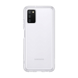 Клип-кейс (накладка) Samsung Soft Clear Cover для Samsung Galaxy A03s полиуретан, прозрачный