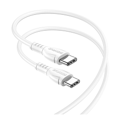 Дата-кабель Borofone BX51 Type-C to Type-C 1 м, белый