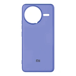 Клип-кейс (накладка) Silicone cover закрытый для Xiaomi Poco F7 Pro силикон, лавандовый