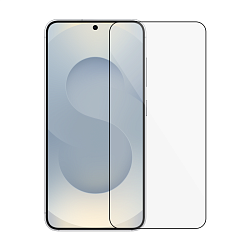 Защитное стекло 3D Premium для Samsung Galaxy S25, черная рамка