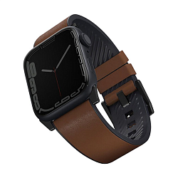 Ремешок UNIQ Straden для Apple Watch 44 / 45 / 46 / 49mm кожа коричневый