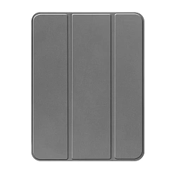 Чехол-книжка c отделением под стилус Mosbros Pin Yue для Apple iPad Air 11" (2024 / 2025 / 2026) пластик, силикон, серый