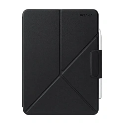 Чехол-книжка Pitaka MagEZ Folio 2 для Apple iPad Air 13" (2024 / 2025 / 2026) / iPad Pro 12.9" (2018 / 2022) полиуретан, чёрный