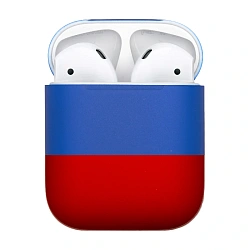 Беспроводные наушники Apple AirPods 2 с зарядным футляром "Флаг РФ"