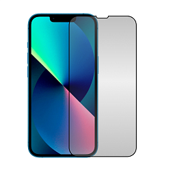 Защитное стекло 3D Privacy для Apple iPhone 13 / 13 Pro / 14 / 16e / 17e, черная рамка