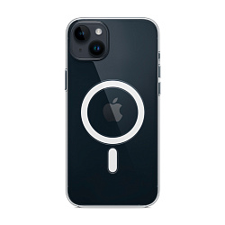 Клип-кейс (накладка) Clear Case MagSafe для Apple iPhone 14 Plus поликарбонат, прозрачный