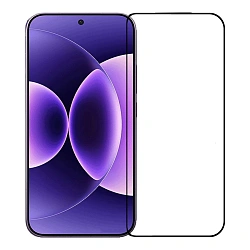 Защитное стекло 3D Classic для Xiaomi 17 / 17 Pro, черная рамка