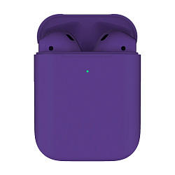 Беспроводные наушники Apple AirPods 2 с зарядным футляром тёмно-фиолетовый матовый (полная покраска) (MV7N2)