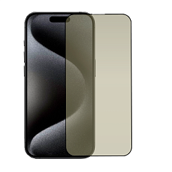 Защитное стекло Mocoll Matte 2.5D для Apple iPhone 15 Pro Max, черная рамка