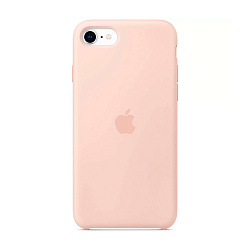 Клип-кейс (накладка) Apple Silicone Case для Apple iPhone SE 2020 / 2022 силикон, Pink Sand