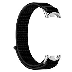 Ремешок Doossy для Xiaomi Smart Band 8 / 9 / 10 нейлон чёрный
