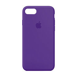 Клип-кейс (накладка) Silicone Case закрытый для Apple iPhone 7 / 8 / SE 2020 / 2022 силикон, лавандовый