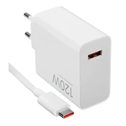 Сетевое зарядное устройство + кабель Type-C Xiaomi HyperCharge Combo 120 Вт белый