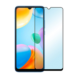 Защитное стекло 3D Classic для Xiaomi Redmi A3 / 10C / 12C / Poco C40 / Poco C55 / Poco C61, черная рамка