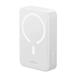 Внешний аккумулятор с беспроводной зарядкой Baseus Magnetic Mini Wireless Fast Charge 20000 мАч 20 Вт белый