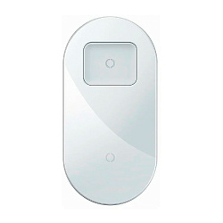 Беспроводное зарядное устройство Baseus Simple 2in1 Wireless Charger 15 Вт белый