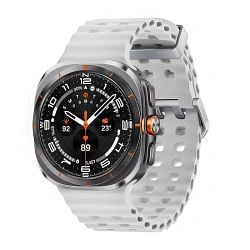 Ремешок Marine для Samsung Galaxy Watch Ultra силикон белый