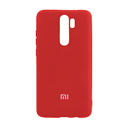 Клип-кейс (накладка) Silicone cover для Xiaomi Redmi Note 8 Pro силикон, красный