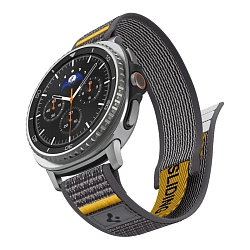 Ремешок Spigen Athlex Air для Samsung Galaxy Watch 8/8 Classic текстиль, нейлон серый