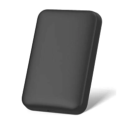 Внешний аккумулятор с беспроводной зарядкой WIWU Small Pudding Power Bank 5000 мАч 15 Вт чёрный