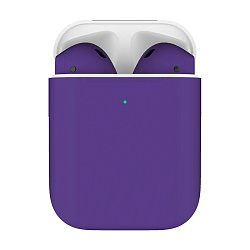 Беспроводные наушники Apple AirPods 2 с зарядным футляром тёмно-фиолетовый матовый (MV7N2)