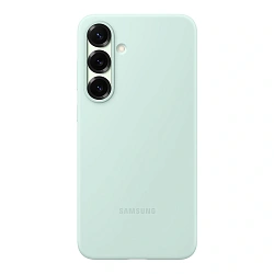Клип-кейс (накладка) Samsung Silicone Case для Samsung Galaxy S25 Plus силикон, поликарбонат, мятный