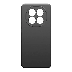 Клип-кейс (накладка) Borasco Silicone Case для Xiaomi Redmi Note 14 Pro 4G силикон, чёрный