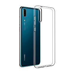 Клип-кейс (накладка) J-Case для Huawei P20 силикон, прозрачный