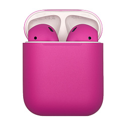Беспроводные наушники Apple AirPods 2 с зарядным футляром фуксия матовый (MV7N2)