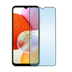 Защитное стекло Mocoll 2.5D для Samsung Galaxy A14, черная рамка