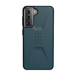Клип-кейс (накладка) UAG Civilian для Samsung Galaxy S21 Plus поликарбонат, тёмно-синий
