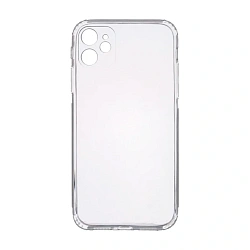 Клип-кейс (накладка) для Apple iPhone 11 силикон, прозрачный противоударный