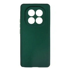 Клип-кейс (накладка) Silicone cover закрытый для Xiaomi Redmi Note 15 4G силикон, тёмно-зелёный