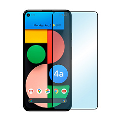 Защитное стекло 3D Premium для Google Pixel 4а 5G, черная рамка