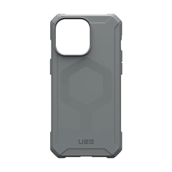 Клип-кейс (накладка) UAG Essential Armor Magsafe для Apple iPhone 15 Pro Max поликарбонат, серебристый
