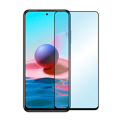 Защитное стекло 3D Premium для Xiaomi Redmi Note 10 / 10s / 11 / 11S / Poco M4 Pro / M5s, черная рамка