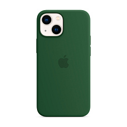 Клип-кейс (накладка) Silicone Case для Apple iPhone 13 Mini силикон, тёмно-зелёный