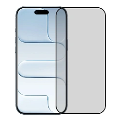 Защитное стекло Otao Matte 2.5D для Apple iPhone Air, черная рамка