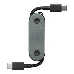 Дата-кабель Native Union Pocket Cable 60W Type-C to Type-C 0.17 м, зелёный