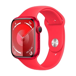 Умные часы Apple Watch Series 9 45mm GPS Red Aluminum Case Red Sport Band