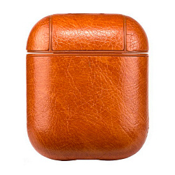 Кобура для Apple AirPods 2018 / 2019 искусственная кожа, светло-коричневый